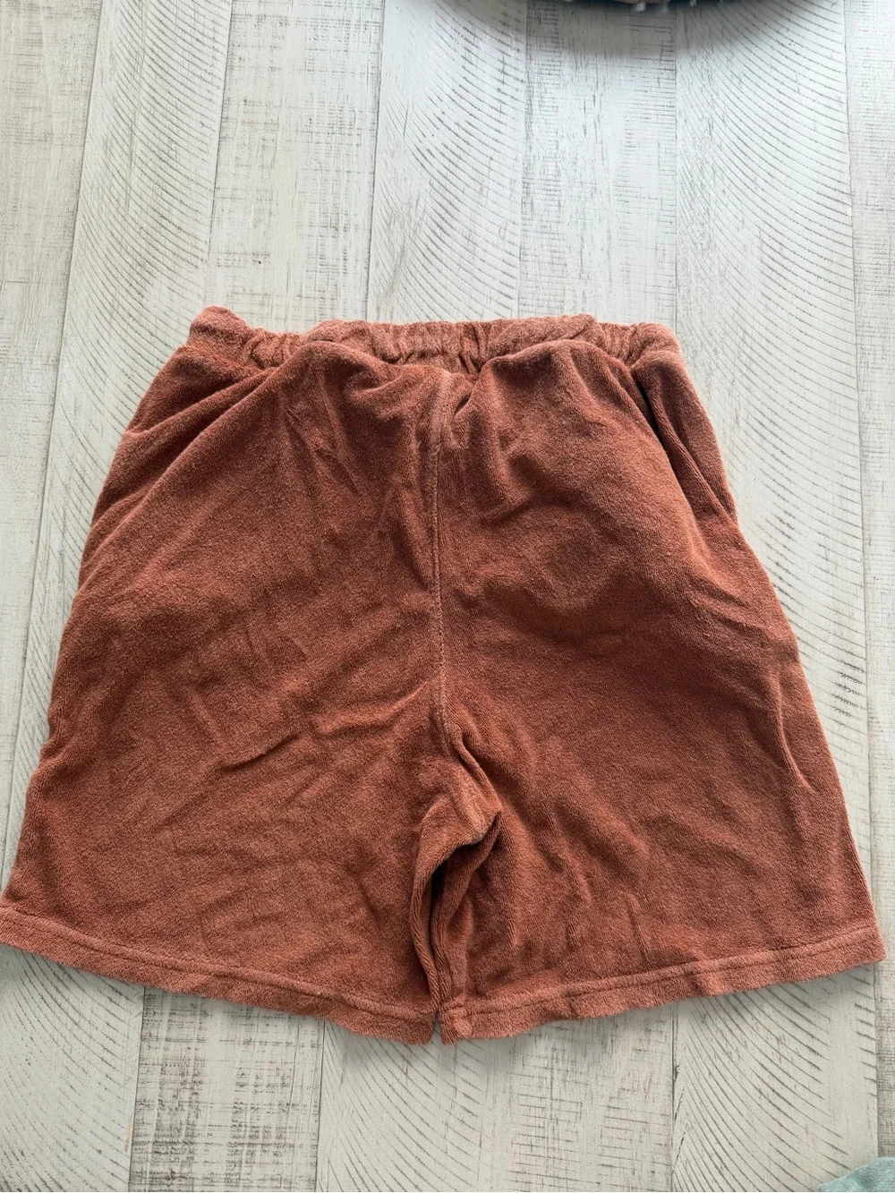 Old Navy Rust-Toned Terry Kids Shorts with Drawstring